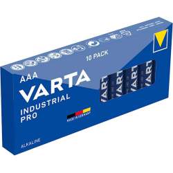 10 Piles Alcalines AAA / LR03 Varta Industrial Pro