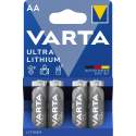Varta Ultra Lithium AA / LR6 par 4