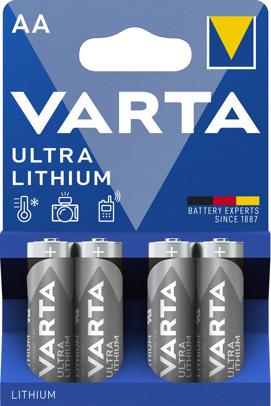 Piles AA / LR6 Varta Ultra Lithium (par 4) - Bestpiles