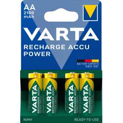 4 Piles Rechargeables AA / HR6 2100mAh Varta Accu