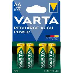 4 Piles Rechargeables AA / HR6 2600mAh Varta Accu