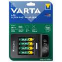 VARTA LCD ULTRA FAST CHARGER+ INCL. 4AA 2500MAH