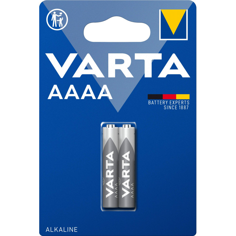 2 Piles AAAA Varta Alcaline 1,5V