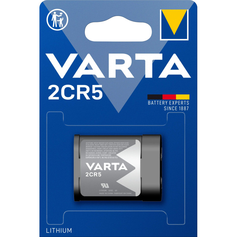 Pile 2CR5 / 245 Varta Lithium 6V