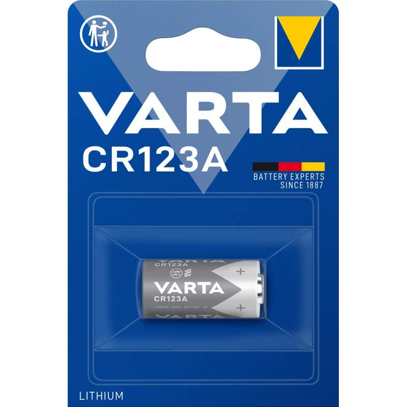 Pile spéciale CR123A Varta Lithium 3V (par 1) - Bestpiles