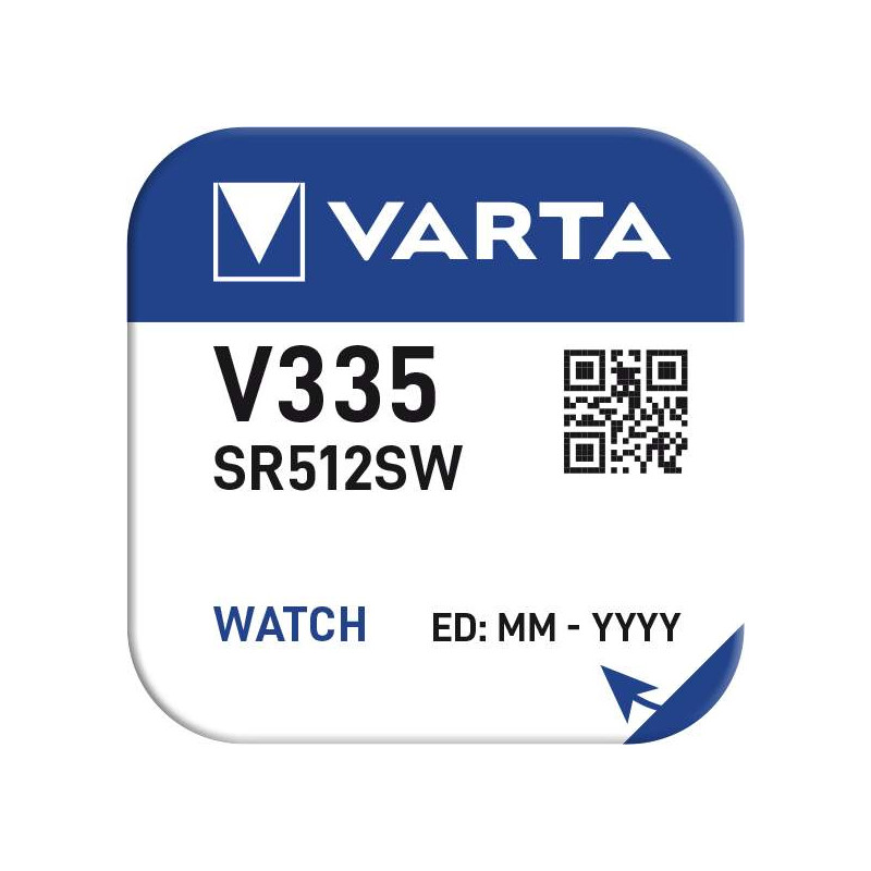Pile Montre 335 / SR512SW Varta