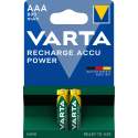 VARTA RECHARGE ACCU POWER AAA 800MAH PAR 2