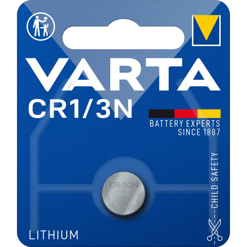 Pile 1/3N / 2L76 / CR1/3N / CR11108 / DL1/3N Varta Lithium 3V