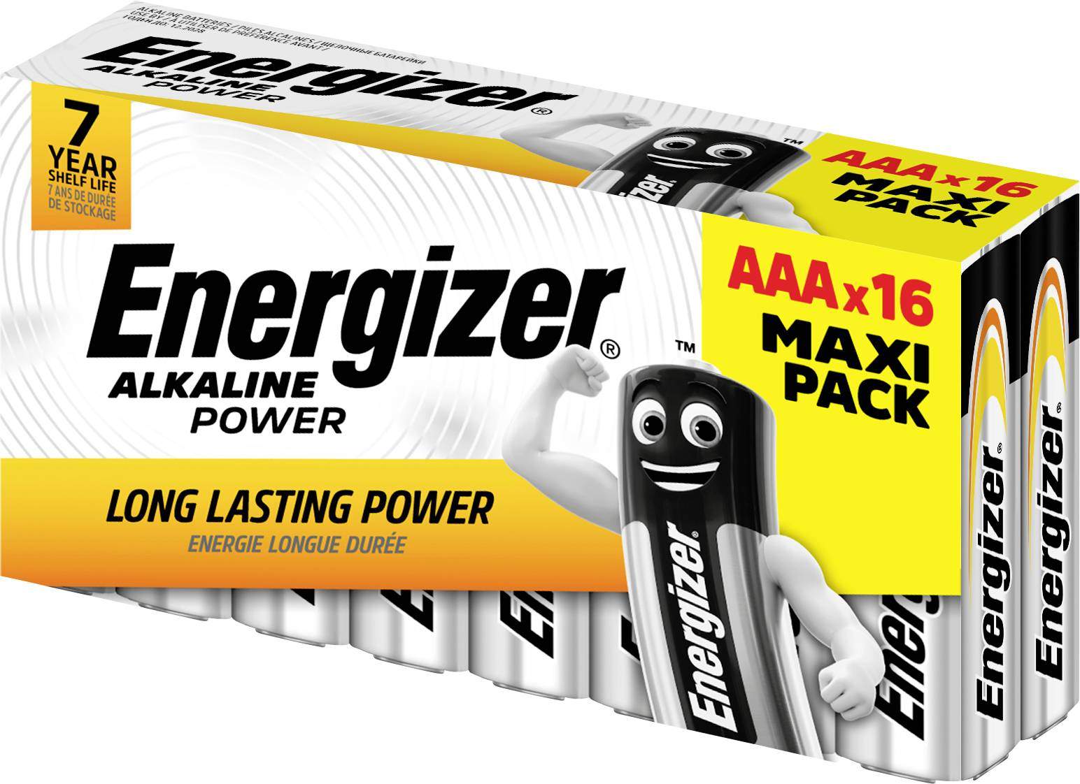 16 Piles AAA / LR03 Energizer Alcaline Power Maxi Pack
