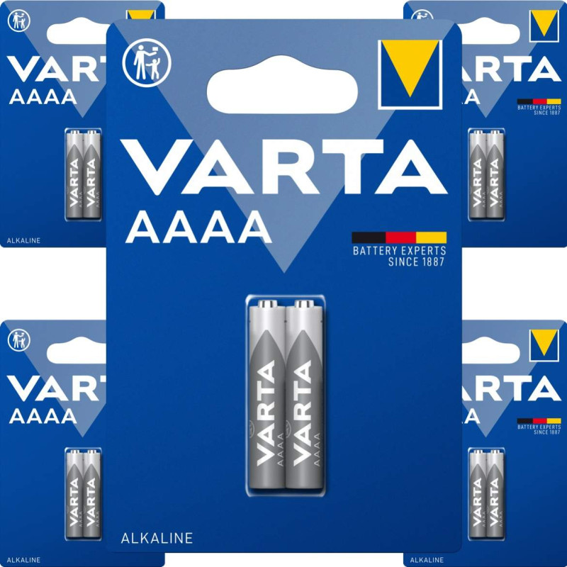 10 Piles AAAA Varta Alcaline 1,5V