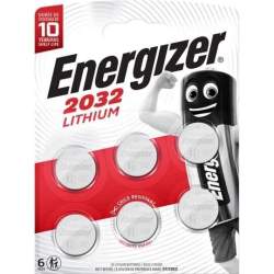 Energizer Lithium 3V CR2032 par 6