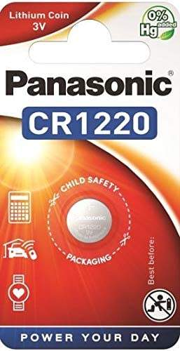 Pile CR1220 Panasonic Bouton Lithium 3V