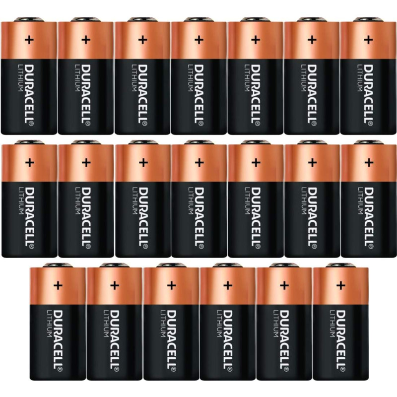 20 Piles CR2 Duracell Lithium 3V Bulk