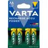 4 Piles Rechargeables AA / HR6 2400mAh Varta Accu Power