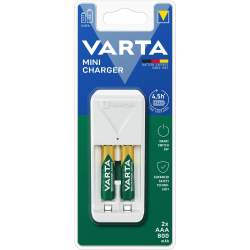 Chargeur Varta Mini avec 2 piles AAA 800mAh