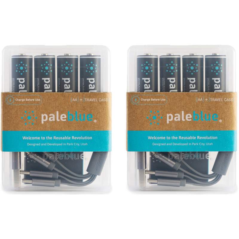 Piles Rechargeables USB AA - (LR06) [HR06] Paleblue 