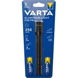 Torche Varta Aluminium Light F20 Pro avec 2 piles AA