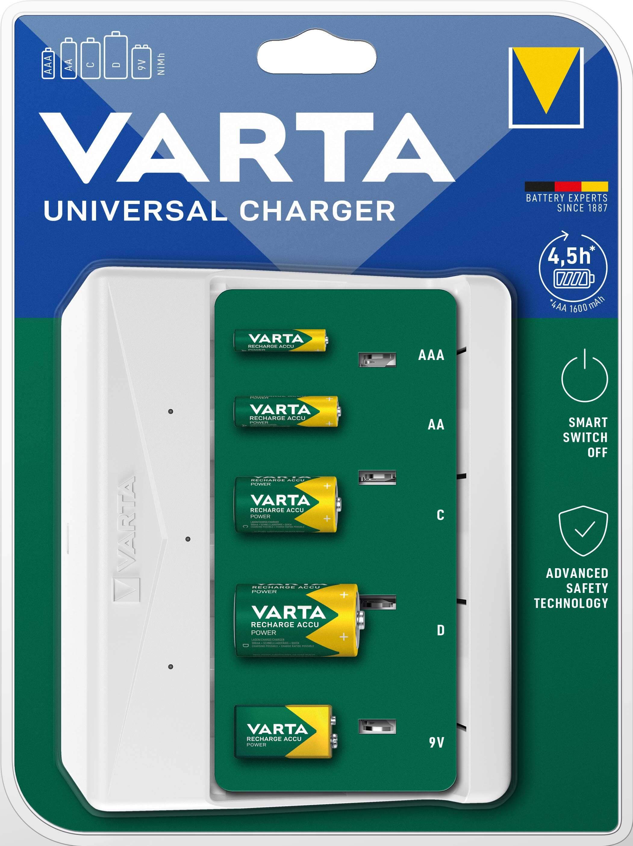Chargeur Varta Universal