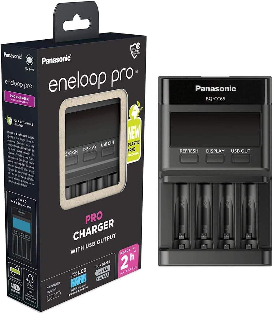 Chargeur Panasonic Eneloop Pro Charger BQ-CC65