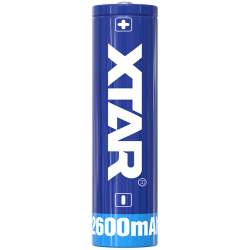 Pile Rechargeable 18650 Xtar 3,7V 2600mAh 5.2A