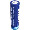 Pile Rechargeable 18650 Xtar 3,7V 2600mAh 5.2A