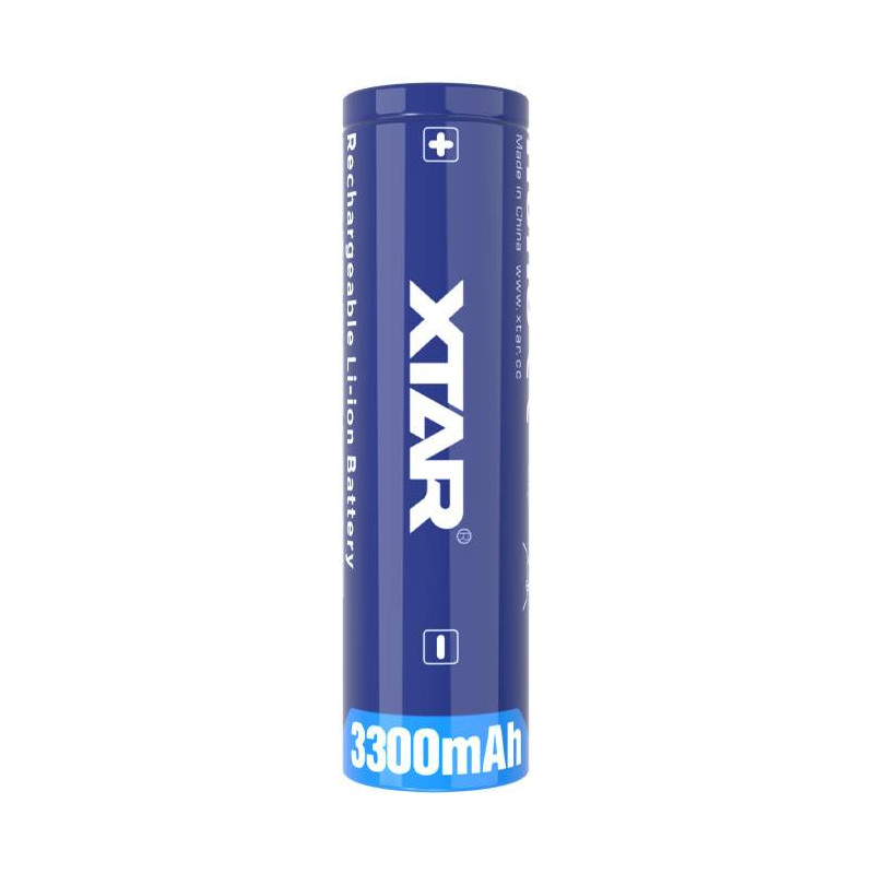 Pile Rechargeable 18650 Xtar 3,7V 3300mAh 10A