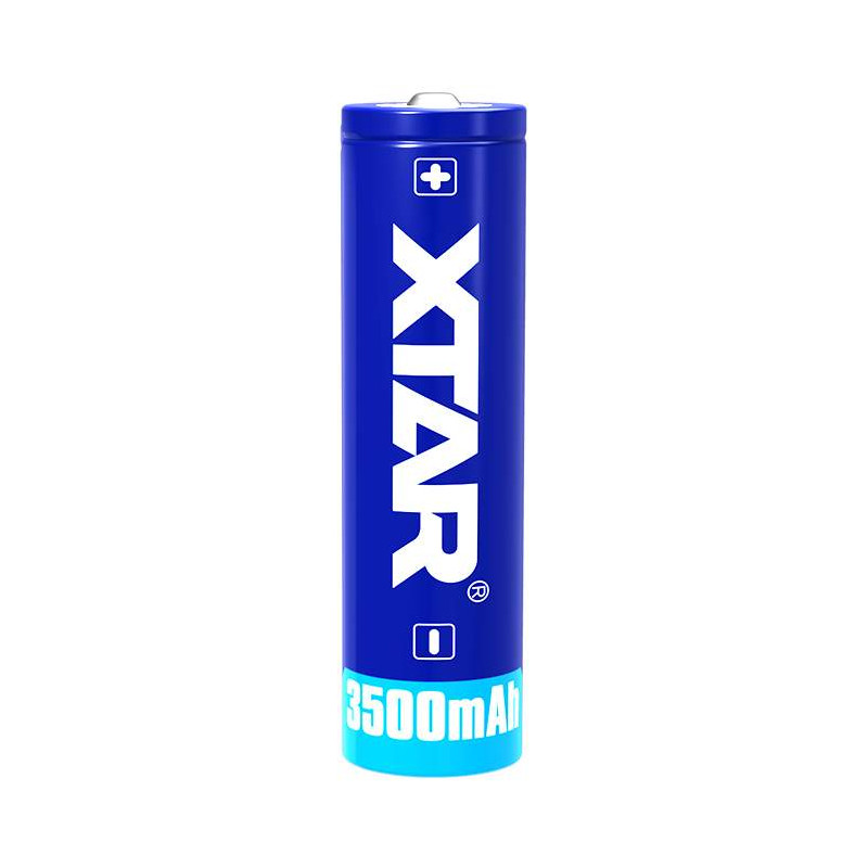 Pile Rechargeable 18650 GA Xtar 3,7V 3500mAh 10A