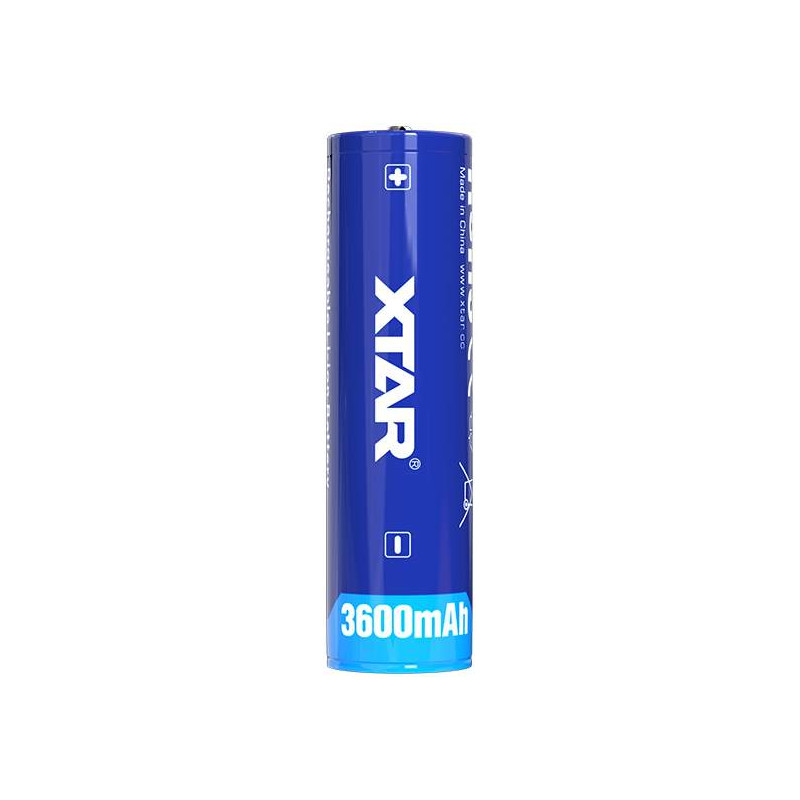 Pile Rechargeable 18650 Xtar 3,7V 3600mAh 10A