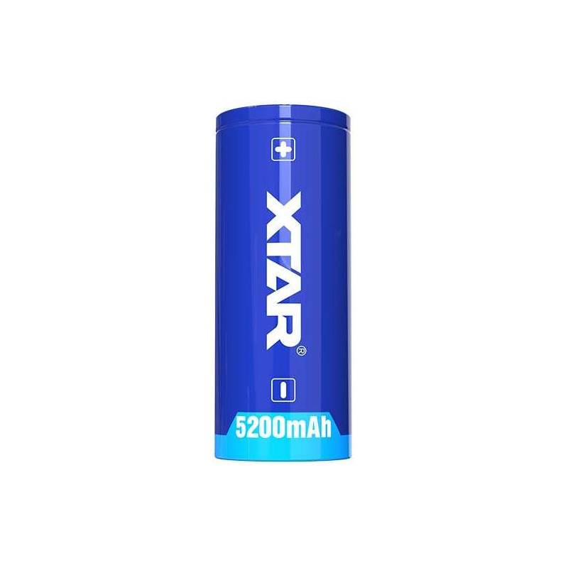Pile Rechargeable 26650 Xtar 3,6V 5200mAh 7A