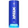 Pile Rechargeable 26650 Xtar 3,6V 5200mAh 7A