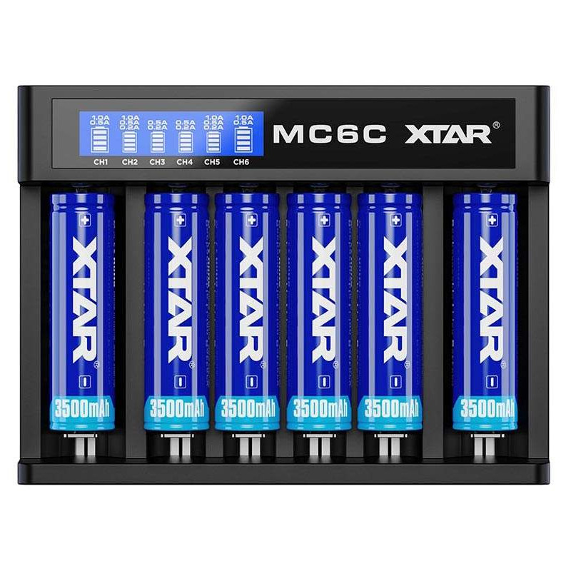Chargeur de Piles Xtar MC6C