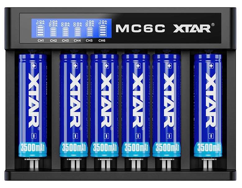 Chargeur de Piles Xtar MC6C