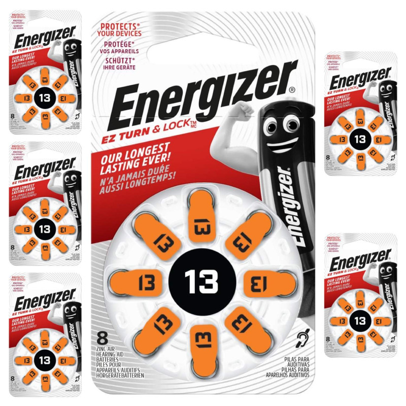 48 Piles Auditives 13 / PR48 Energizer EZ Turn & Lock