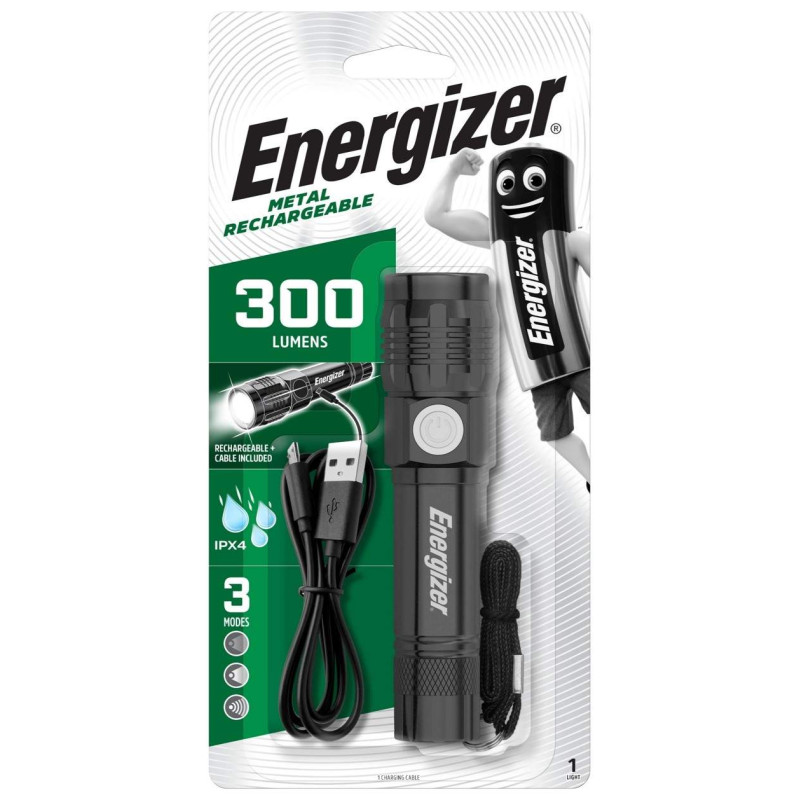 Torche Energizer Metal Rechargeable