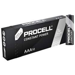 10 Piles Alcalines AAA / LR03 Duracell Procell Constant
