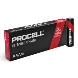 10 Piles Alcalines AAA / LR03 Duracell Procell Intense