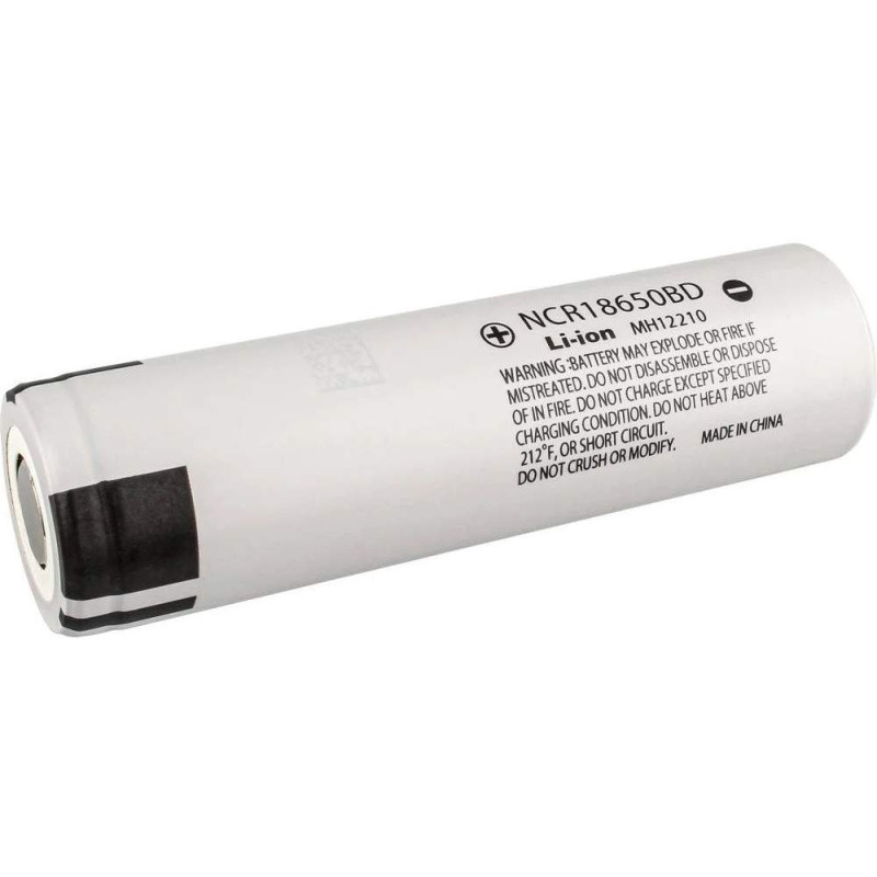 Pile Rechargeable 18650 NCR18650BD Panasonic Li-ion 3,7V 3180mAh 10A
