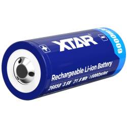 Pile Rechargeable 26650 Xtar 3,6V 6000mAh 10A
