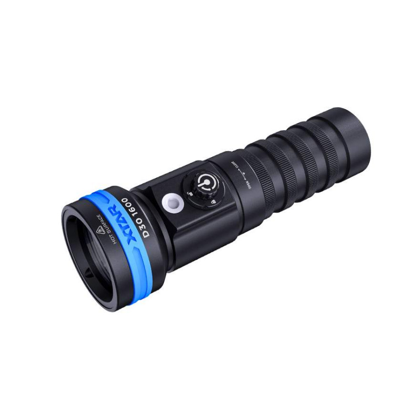Torche Xtar D30 1600 Diving Flashlight Rechargeable avec Chargeur et Pile Inclus