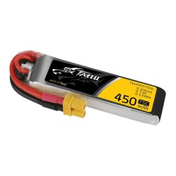 Batterie Lipo FPV Tattu 450mAh 7.4V 2S1P 75C