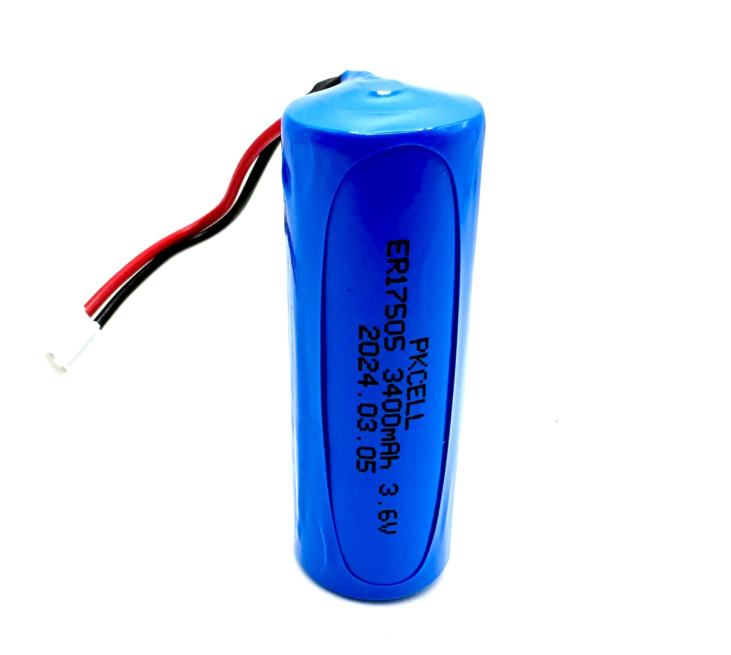 Pile Lithium ER17505 (LS 17500) 3.6V 3.3Ah - Marque EUNICELL - Neuf, Envoi Suivi