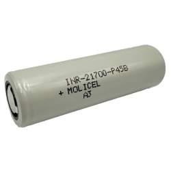 Pile Rechargeable 21700 INR21700-P45B Molicel Li-ion 3,7V 4500mAh 45A Grade A3