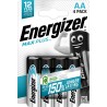 4 Piles Alcalines AA / LR6 Energizer Max Plus