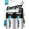 2 Piles Alcalines D / LR20 Energizer Max Plus