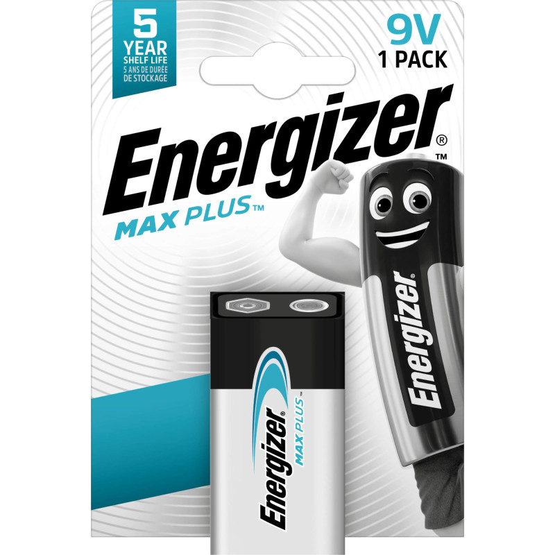 Pile Alcaline 9V / 6LR61 Energizer Max Plus