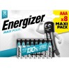 8 Piles Alcalines AAA / LR03 Energizer Max Plus