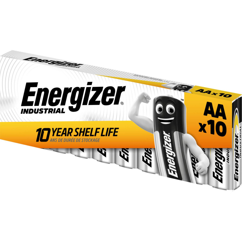 10 Piles AA / LR6 Energizer Industrial