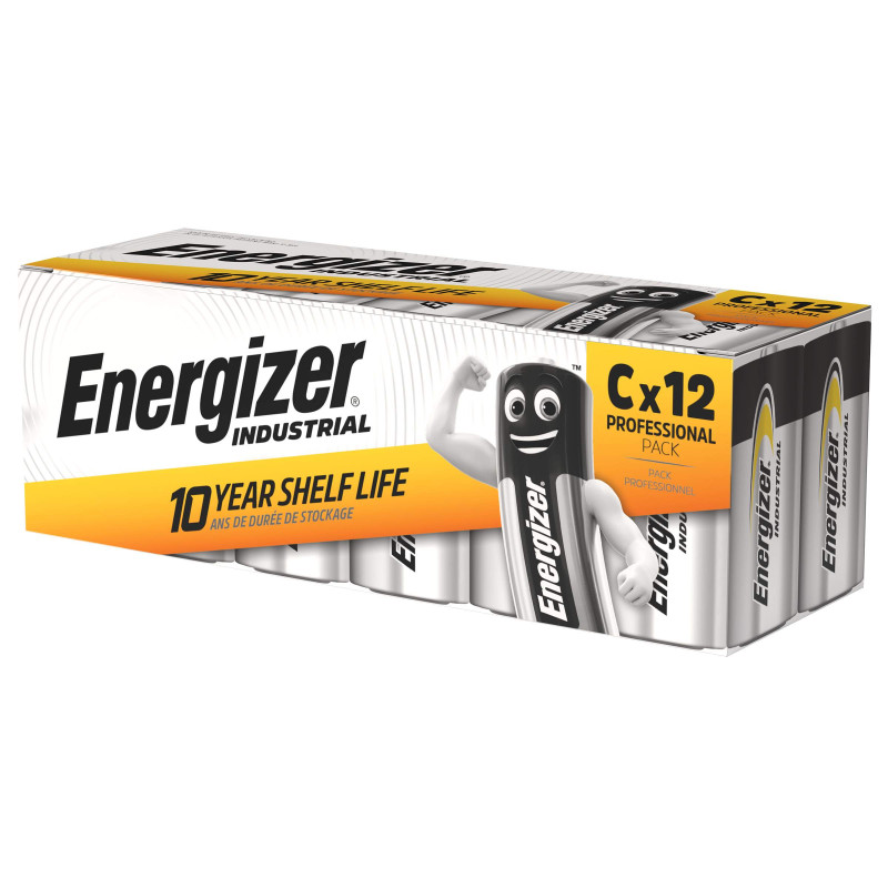 12 Piles C / LR14 Energizer Industrial