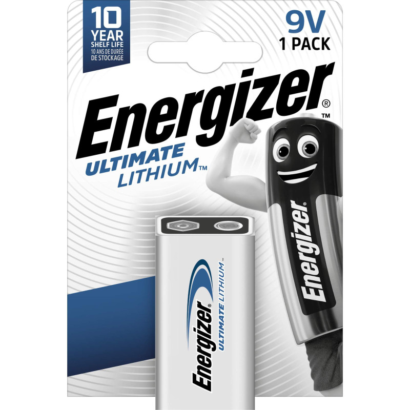 Pile Lithium 9V / 6LR61 Energizer Ultimate Lithium