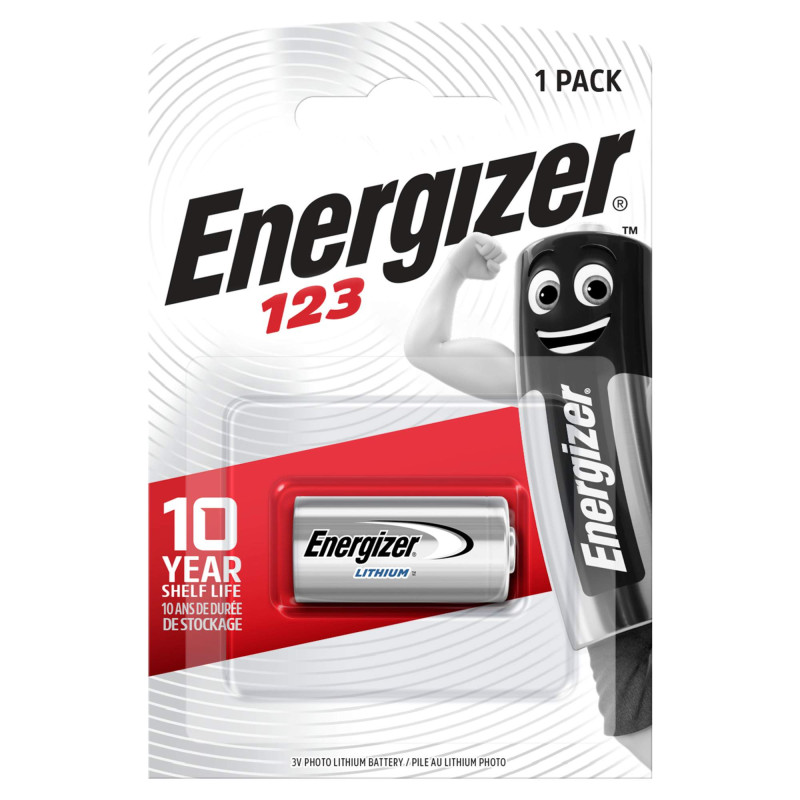 Pile 123 Energizer Lithium 3V